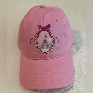 Disney Parks Pink Castle Embroidered Cap - NWT!!
